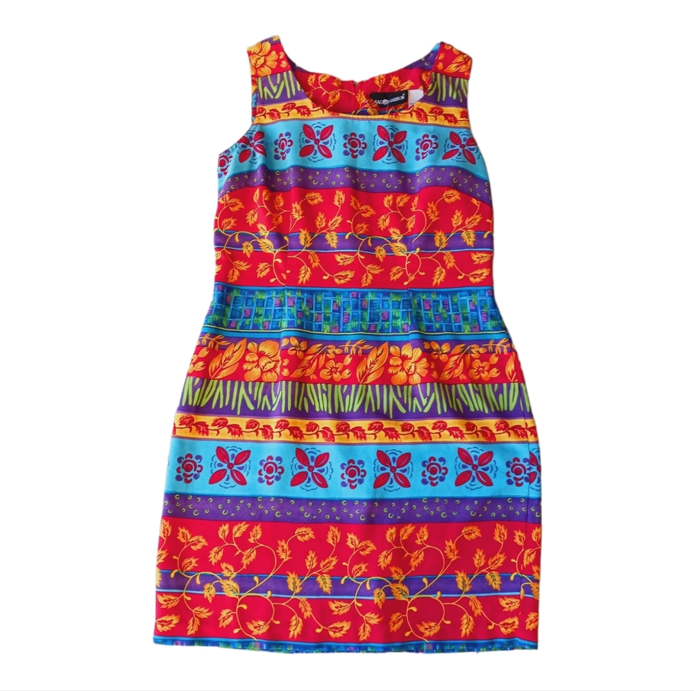 Colorful Sag Harbor Sleeveless Dress